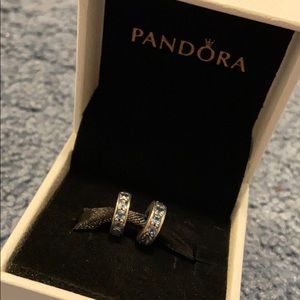 Pandora Light Blue Spacer Charms